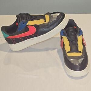 Men's Nike Air Force 1 Low BHM Black History Month Size 9 CT5534-001 Good Cond.